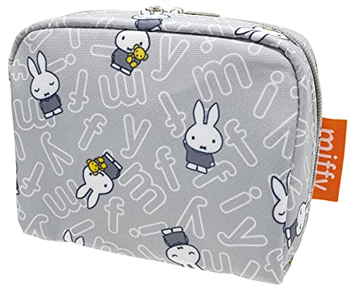 アイプランニング ミッフィー キューブ ポーチ グレー W11.5×H10×D5cm K2074