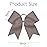 16PCS 8 Large Cheer Hair Bows Ponytail Holder Elastic Band Handmade for Cheerleading Teen Girls College Sports (Gray, 1 Count (Pack of 16))