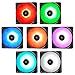 immagine 5DEEP COOL RF120M 5IN1, Ventola PWM RGB 5x120mm con 2 Ventole, Compatibile con ASUS Aura SYNC, Controllato da Scheda Madre con Connettore RGB 12V a 4 Pin, Senza Controller Cablato