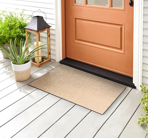 Tapis paillasson extérieur pour décoration terrasse et balcon fleuri