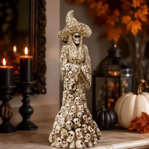 Figurine effrayante d'Halloween sorcière : cadeau idéal - 4