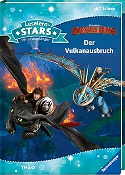 Hardcover Leselernstars Dragons: Der Vulkanausbruch: Für Leseanfänger [German] Book