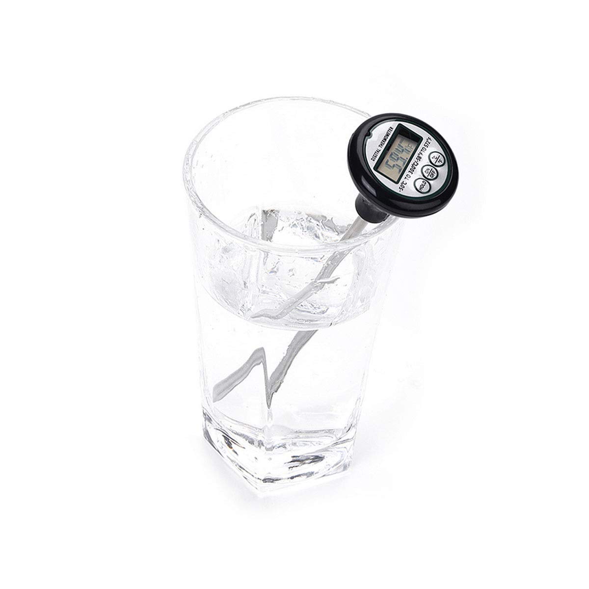 XINGYU Thermomètre pour Aliments de Type sonde en Acier Inoxydable, thermomètre électronique pour Barbecue de Cuisine, Compteur de Sucre Liquide pour la température de l'eau en Poudre,