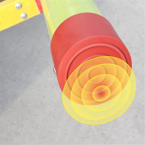 Miniatura 2 de NEOCHY Lightweight Foldable Portable Telescoping Ladder Extension Multi-Purpose 10 FT One Button Retraction Aluminum Telescopic Extension Extendable