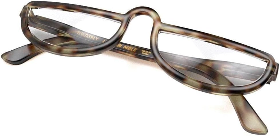 LONDON MOLE® Brainy reading glasses | Cool half moon shaped readers | Unisex | Spring hinges - Image 5