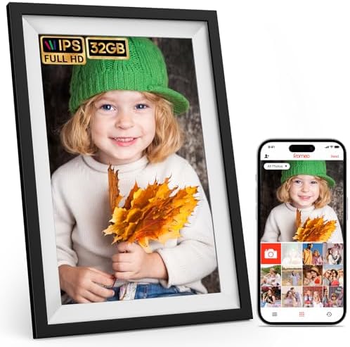 FRAMEO 15.6" Large Digital Picture Frame IPS Touch Screen, Wifi Digital Photo Frame With 32G, Share Photos Videos Via Phone App - View #10