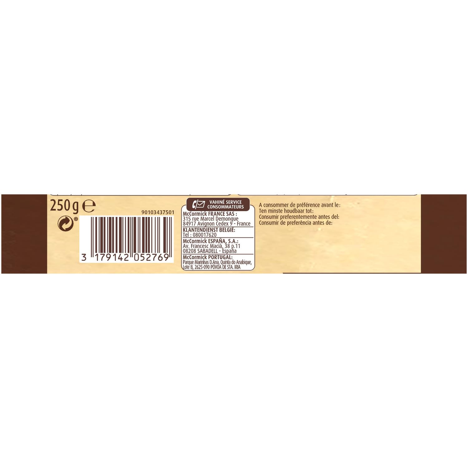 Gagnez du temps en pâtisserie avec la Pâte d'Amandes VAHINE, format familial de 250g pour décorer et garnir vos gâteaux - Lot de 3