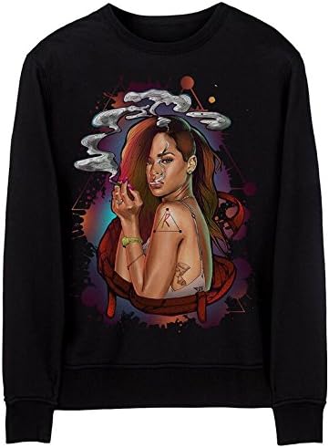 Unisex Swag 3D Sweater Smile Rihanna Sweatshirt T Shirts (S)