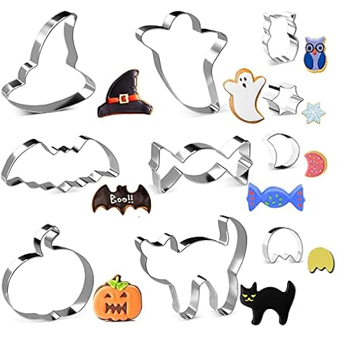 Joyoldelf Halloween Cookie Cutter Set Cover
