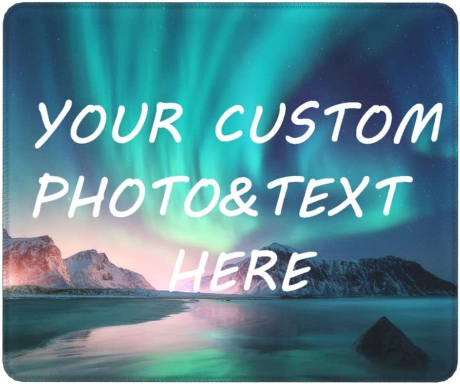 Custom Mouse Pad Personalized Mouse Pad from Your Photo/Logo/Art Design and Make Your Own Customized Mousepad (7inch*8.6inch)