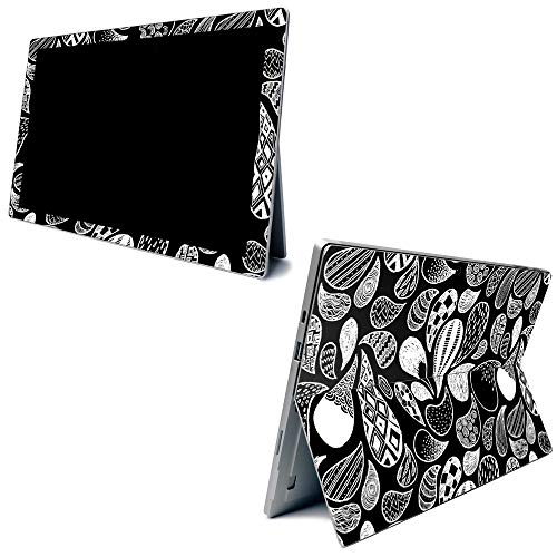 Image of MightySkins Carbon Fiber Skin for Microsoft Surface Pro 7 - Drops | Textured Carbon Fiber Finish | Easy to Apply, Remove, and Change Styles | Made in The USA