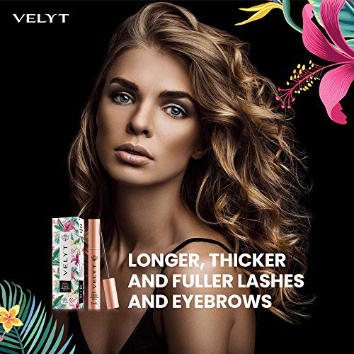 Velyt Biotin Eyelash & Brow Enhancing Serum - Lashes Serum Growth Rapid-Longer Fuller Lashes - Natural - Irritant Free (3Ml) #TOP5