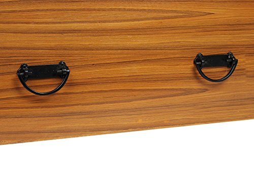 A29 Set Of 2, Cast Iron, Handmade Chest/Trunk Lifter Handle/Pull, Black Powder Coat Finish Heavy Duty For Chests, Trunks, Crates, Storage Boxes #TOP1