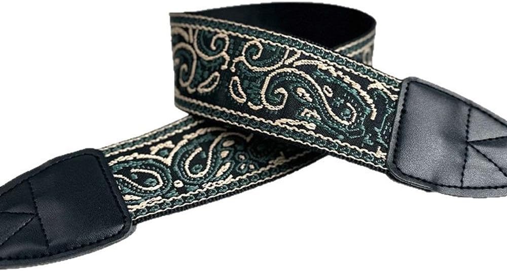 MINILUJIA Vintage Ethnic Embroidery Woven Camera Strap 2 Inch Wide Decompression Shoulder Neck Strap Quick Release for DSLR Mirrorless Instant Camera Binoculars image 2