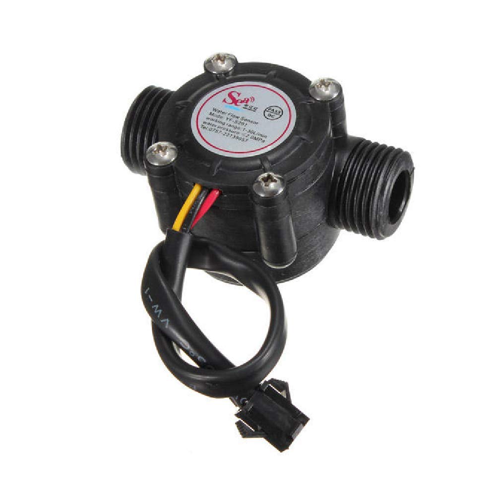 See full amazon price history chart for REES52® YF-S201 G 1/2" Water Pipe Flow Meter Sensor Counter/Flow meter 1-30L/min (Black) REES52® YF-S201 G 1/2" Water Pipe Flow Meter Sensor Counter/Flow meter 1-30L/min (Black) (B07GPWZNTZ) Amazon Price History, Amazon Price Tracker