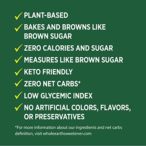 Whole Earth Allulose Baking Blend Brown Sugar Substitute, 12 Ounce Bag #TOP3