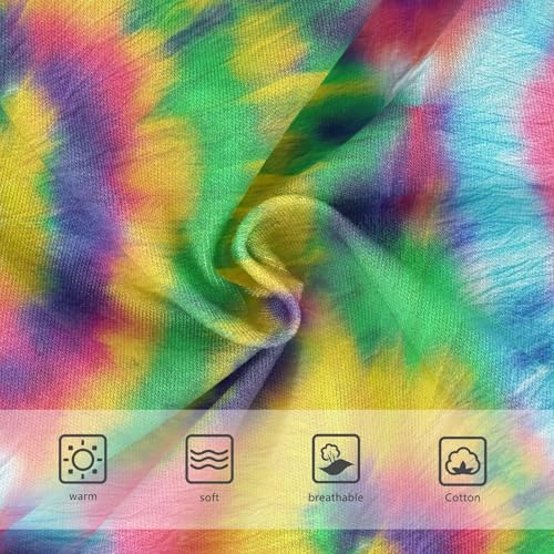 Joisal Art Tie Dye Vibrant Girl Panties Cute Girls Underwear Toddler Cotton Artistic Briefs Undies Kids 2t3