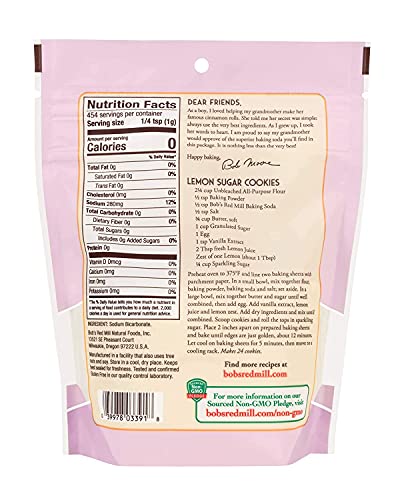 Bob's Red Mill Baking Soda, 16 Oz (Pack Of 2) #TOP1