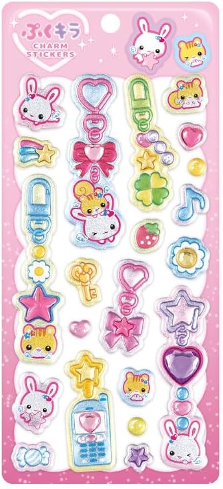 Amazon.co.jp: クラックス シール プクキラチャームステッカー
