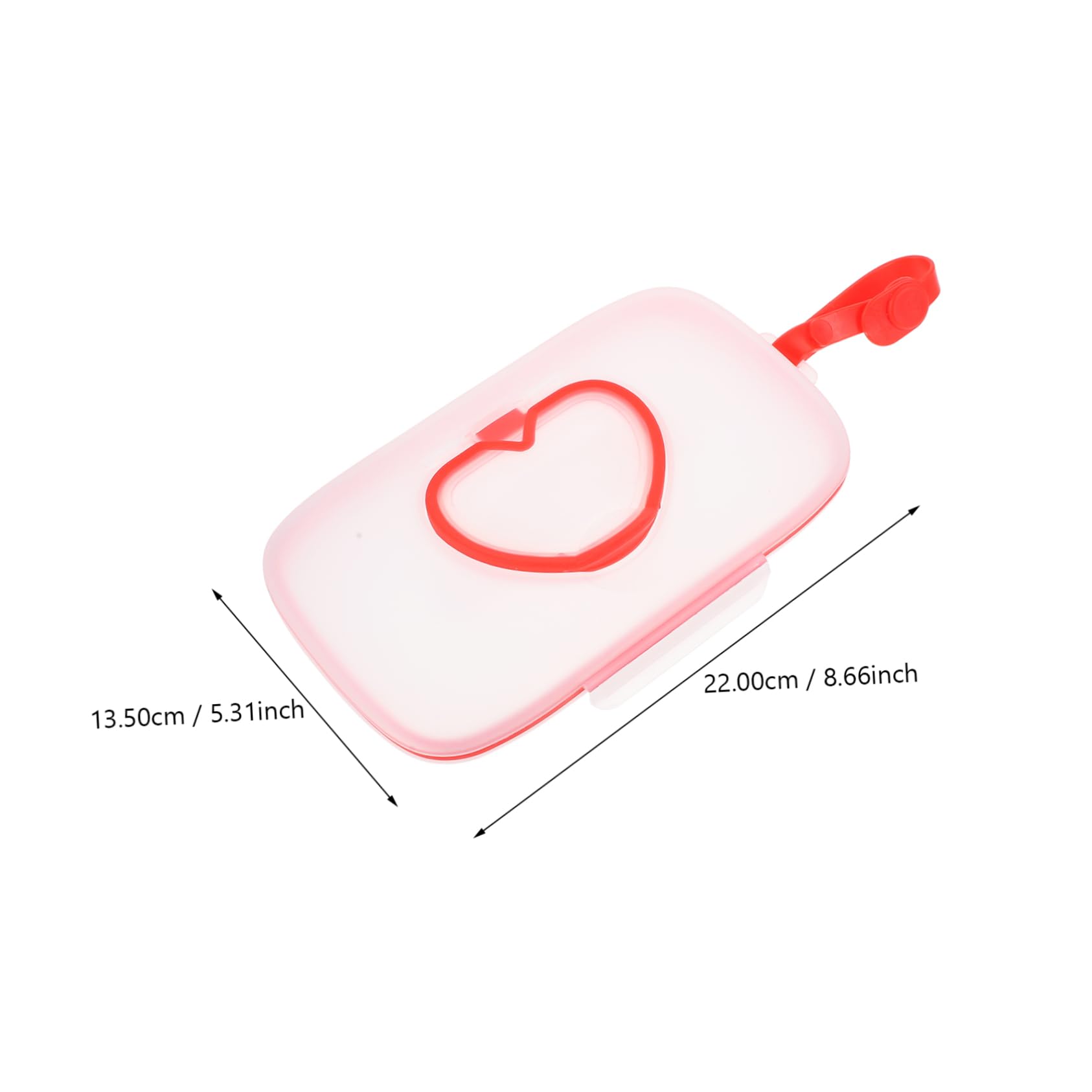 HAWILLOSCH 1Pc Portable Wipes Holder Box Convenient Tissue Case for Travel Lightweight Reusable Wipe Dispenser Safe Material for Diaper Bags Vehicles