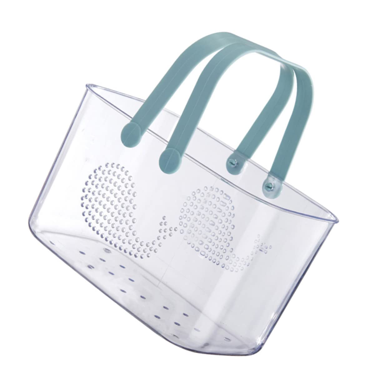 IMIKEYA Whale Design Portable Plastic Shower Caddy Basket with Handle Bathroom Organizer for Toiletries Large Capacity Storage Bin