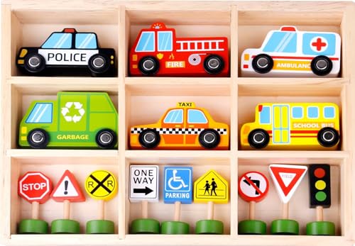 Transport et Signe Tooky Toy TKF050 idée cadeau anniversaire bois
