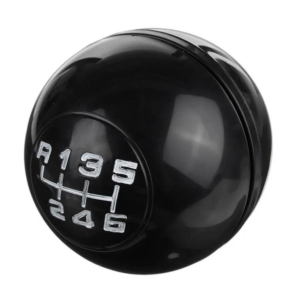 HYASDBWE Car Manual Gear Shift Knob Lever Shifter Stick Hand Ball 6 Speed for Alfa Romeo for Giulietta 2010-2024 Bright Black Gear Shifter Parts