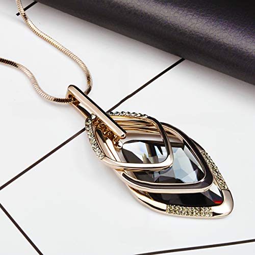 Triple Layer Pendant Necklace Long Statement Pendant Necklace Long Sweater Chain | Long Necklaces for Women | Summer Necklaces | Jewelry for Girls | Boho Necklaces for Women2