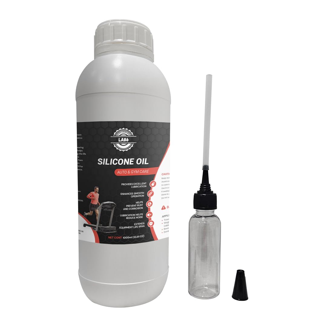 LA86 Silicone Oil for Treadmill Belt, Sewing Machine, Automotive, Laboratory Oil Bath, Lubricant 1000 ML (B0C9YJLB6W) Amazon Price History, Amazon Price Tracker