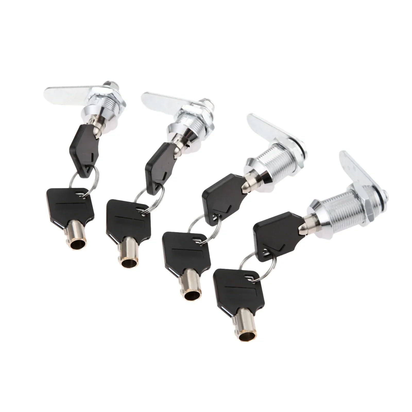 1Set Drawer Tubular Cam Lock for Door Cabinet Locking Plate Furniture Hardware with Alike Keys(20mm)