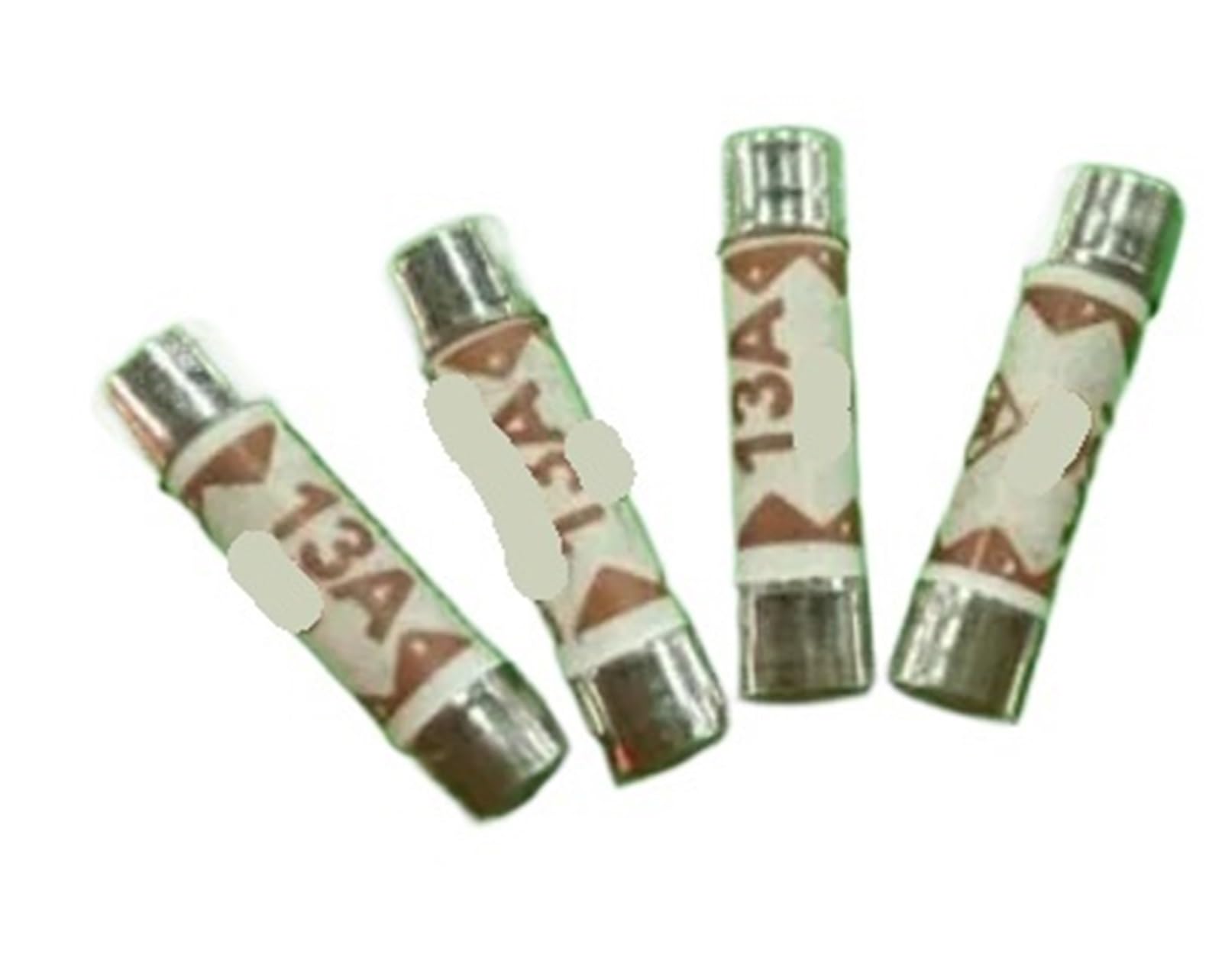 Fusible TDC180-13A BS1362 2A pour prise britannique, lot de 20 pièces cylindriques 6x25mm