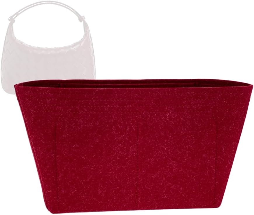 ズモーニ プレミアム ボッテガ ヴェネタ ミニ ウォレス用 – プレミアム フェルト 財布 ハンドバッグ (ハンドメイド / 25色展開) [Purse Organizer, Liner, Insert, Shaper] (シーフォームグリーン)