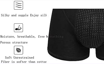Magnetic Therapy Energetic Men Pant Physiological Underwear Tourmaline Prostate Therapy Panties Boxer Briefs 3-Packs