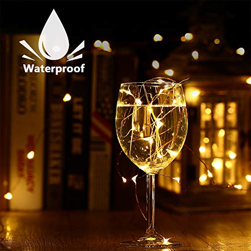Brizled 2-Pack Solar String Lights (132ft, 400 warm-white LEDs, 8 modes) — view 5