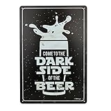 ✔ Wand-Deko Retro Wandschild mit Star Wars Spruch. Männer Werbeschild magnetisches Reklameschild für Wand, Tür, Zimmer, Eingang, Garage.