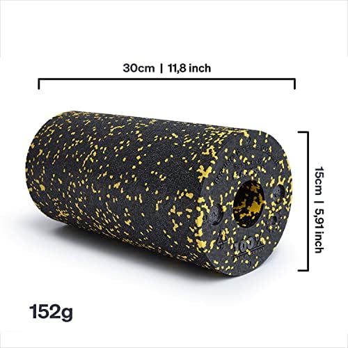 BLACKROLL Standard Wałek do Masażu Powięzi, Żółty/Czarny, 30 x 15 cm, 30-2701