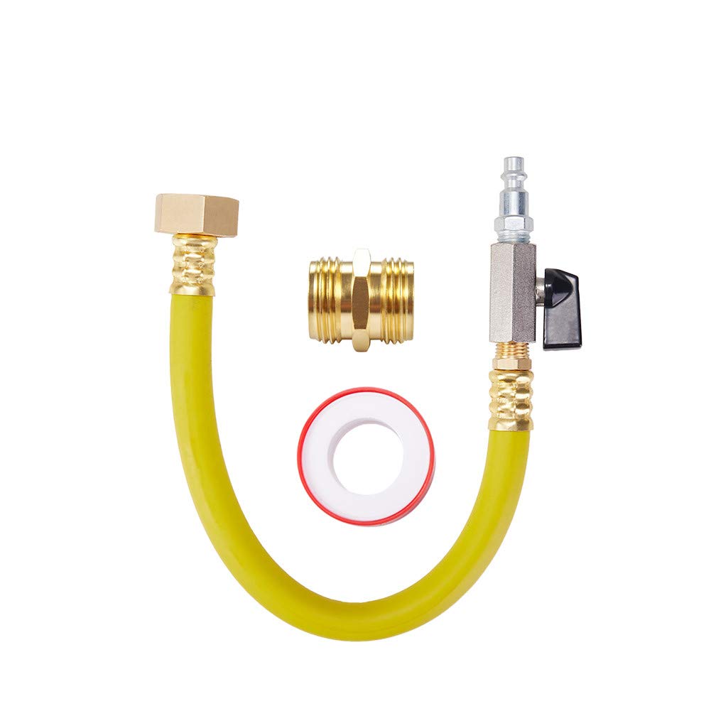 Jusen Wohnmobil Frostschutz-Set – Mit Sprinkler-Adapter, Absperrventil & Luftkompressor-Anschluss