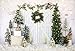 Kate 7Ã—5ft (2.2Ã—1.5m) Christmas Tree Bohemia Photo Backdrop Xmas Bokeh White Wooden Door Brick Wall Deco Photography Background for Christmas Photographer Studio Props