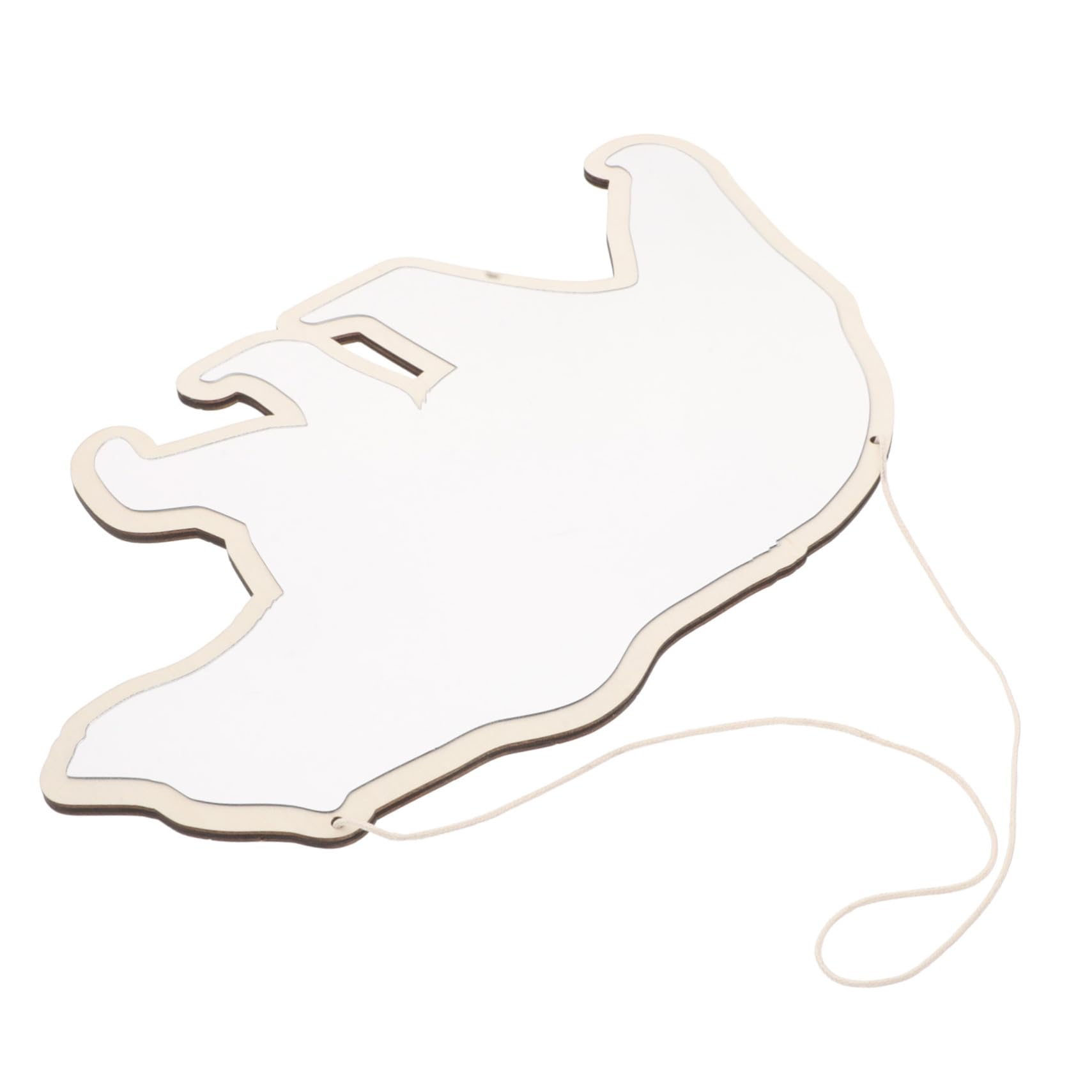 HONMEET Cute Bear Shape Boys and Girls Makeup Mirror Acrylic Hanging Mirror for Girls Bedroom Decor