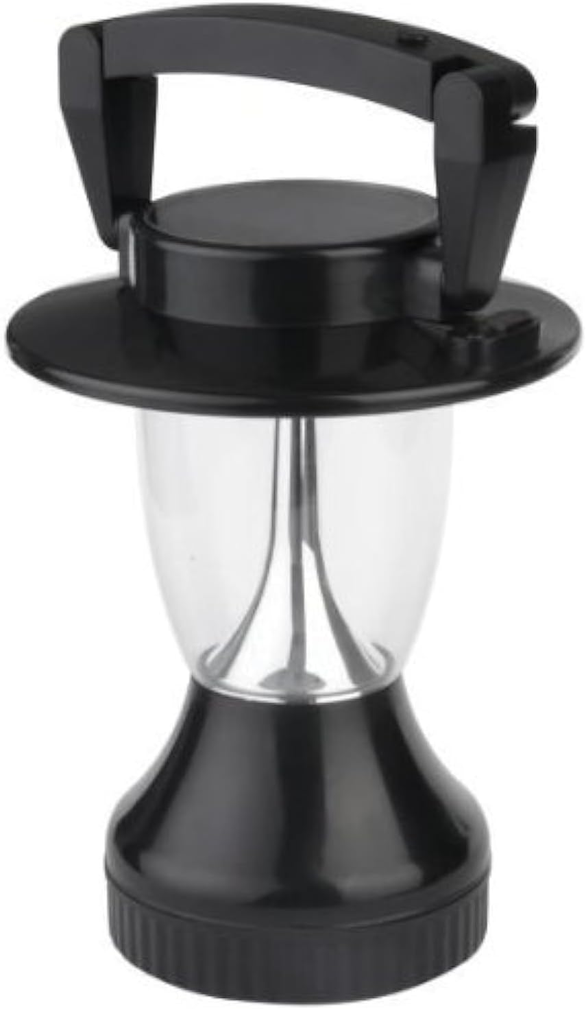 Photo voltaic Powered Tenting Lantern. 6V/70 mA Photo voltaic Panel. 12 LEDs. Photo voltaic and Hand Crank. 8.5 tall