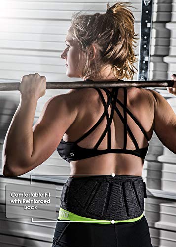 Fire Team Fit Weightlifting Belt, Weight Belt, Weight Lifting Belt for Men and Women, 6 Inch, Back Support for Lifting, Squat and Deadlifting Belt (Blue, 32