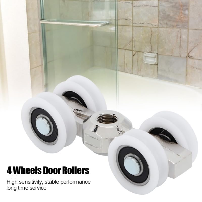 Rodillos for puertas corredizas, rodamientos, 4 ruedas, for muebles