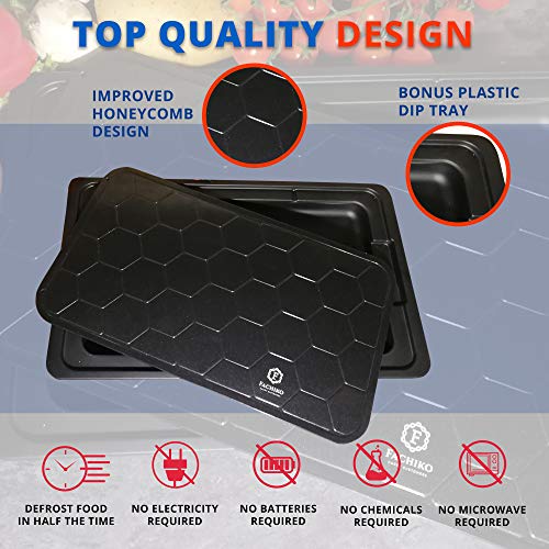 image for FACHIKO Fast Defrosting Tray Thawing Plate Family Size Defrosting Tray