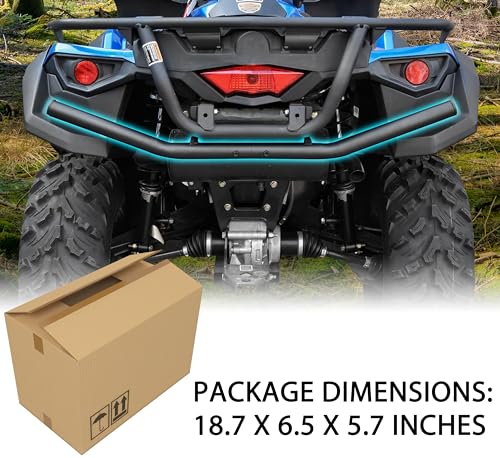 SAUTVS XT Rear Bumper Guard for Can Am Outlander 450 500 570 15-23, Combined Rear Bumper Bar Protector Rear Brush Guard for Can-Am Outlander 450 500 570 L Max 2015-2023 Accessories, Replace#715001911 by SAUTVS - Image 7