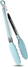 Barbecue Tongs - High-Quality Heat Resistant Tongs with Locking Clip and Non-Scratch Silicone for Seamless Cooking and Grilling Experience (1 piece of the color shown)