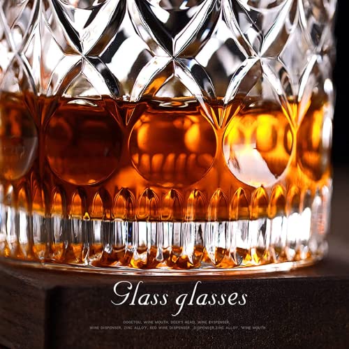 Conjunto de 4 copos de uísque KUKIXO, copos antiquados de 11 OZ, copos de Bourbon, copos de uísque p