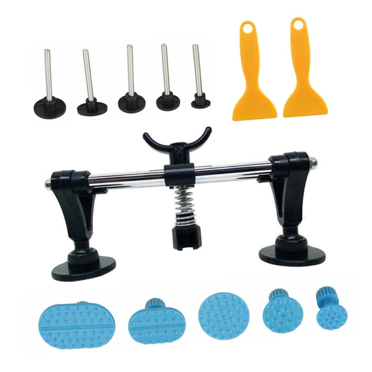 Débosselage automatique efficace avec ce kit en métal complet à 5 embouts