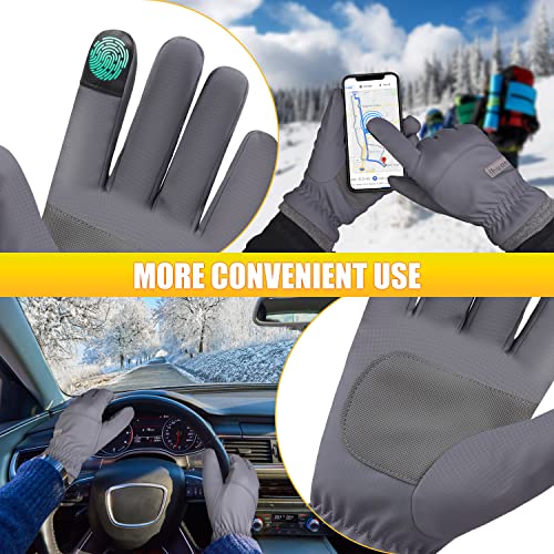 ihuan Winter Waterproof Ski Gloves Men Women, Snow Warm Cycling Cold Weather, Driving Biking Running by ihuan - Image 5