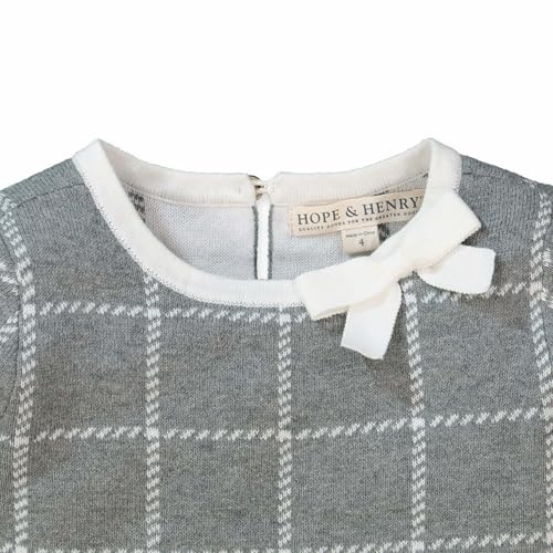 Image of Hope & Henry Girls' Milano Tipped Sweater Dress