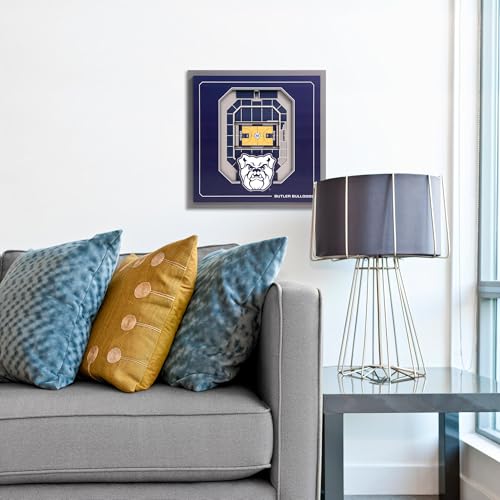 Image of YouTheFan Officially-licensed NCAA Stadium Series 3D Wall Art - multi-layer team stadium replica, detailed sports fan gift, indoor decor